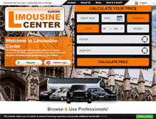 Tablet Screenshot of limousinen-services.eu